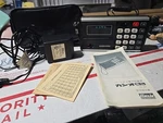 Vtg Casio-mini Electronic Calculator Cm-602, Case, Instructions & Charger Works. Fixed Price $34.99.