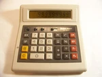 Radio Shack Ec-2002 Lcd Desk Calculator White Large Button - Vintage Free H&s. Fixed Price $19.95.