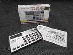 Vtg Kmc 1000 Credit Card Size Calculator Thin Travel W Box, Manual, Pouch. Fixed Price $27.95.