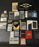 Lot Of Vintage Calculators Ti Texas Instruments Toshiba Casio Sharp Seiko +. Fixed Price $50.00.