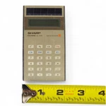 Vintage Sharp Elsi Mate El-835 Solar Calculator Ultra Thin Metal Card Size 1980s. Fixed Price $19.99.