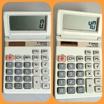 Works Vintage Canon Ts-84h Solar Electronic Calculator Lightweight 5.2"l X 2.5"w. Fixed Price $12.00.