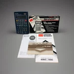 Vtg Sharp El-512-t Scientific Calculator Inc Original Box Sleeve Manuals. Fixed Price $32.22.