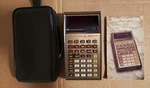 Texas Instruments The Mba Vintage Buisness Calculator 70s Case, Manual. Fixed Price $22.00.