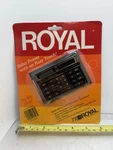 Royal Solar-40 Calculator- Case / Manual Wear Spot On Metal ( Works Great!. Fixed Price $7.65.