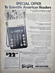 Omron 86sr Advanced Calculator Scientific American Rockville Md Print Ad 1976. Fixed Price $14.77.