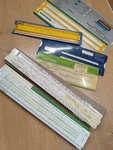 Vintage German Slide Rules Engineering Calculator Lot 7pcs Nestler Rietz Robathe. Fixed Price $140.00.