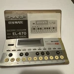 Sharp Elsi Mate El-670 Vintage Musical Keyboard Pocket Calculator In Box Works. Fixed Price $65.00.
