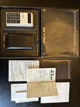Sinclair Cambridge Programmable Calculator With Original Box, Receipt And More.. Fixed Price $100.00.
