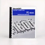 Manual For Sharp Pc-1600 Pocket Computer Calculator. Fixed Price $55.00.