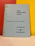 Hp 02332-1 Model 5285a Universal Input Plug-in Operating & Service Manual. Fixed Price $49.99.