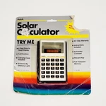 1982 Ima Solar Calculator With Case - New In Package- Still Works Vintage. Fixed Price $19.89.