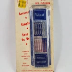 1960s Valiant Mechanical Slide Adder Pocket Calculator Made In Japan Nos. Fixed Price $39.95.