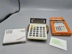 Canon Ks-80 Solar Calculator With Instruction Manual & Original Box Display Elev. Fixed Price $15.00.