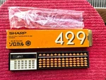 Vintage Calculator With Abacus,electronic Abacus Sharp El-429 Japan. Fixed Price $100.00.