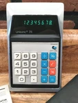 Vintage Unisonic 711 Green Led Pocket Handheld Calculator, Directions & Pouch. Fixed Price $14.99.