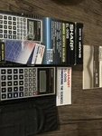Sharp El-506a Scientific Calculator W/ Original Box & Booklets - Tested. Fixed Price $21.99.