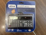 Ativa Duel Powered Checkbook Calcaluator At-ck1 New In Packaging. Fixed Price $39.00.