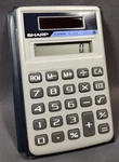 Vintage Sharp Elsimate El-376a Solar Calculator With Case Guc. Fixed Price $14.97.