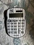 2011 New York Yankees Gameday Promo Sharp Solar Calculator El-s25 Home Colors. Fixed Price $12.99.