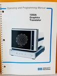 Hp 01350-90908 1980 Model 1350a Graphics Translator Operating & Prog Manual.. Fixed Price $29.99.