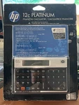 Hewlett Packard Hp 12c Platinum Financial Calculator New Sealed. Fixed Price $75.00.