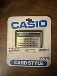 Casio Lc-787g Vintage Calculator Ultra Thin Card Style New Htf. Fixed Price $90.00.