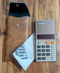 Vintage 1970s Litronix 1100a Handheld Calculator W Case Not Currently Working. Fixed Price $20.00.