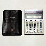 Sharp Elsi Mate El-1124 Solar Cell Calculator Large Number Pad And Screen W/case. Fixed Price $13.99.