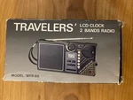 Travelers Lcd Am/fm Clock Radio Model Mfr-88 Brand New. Fixed Price $10.00.