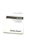Vintage Radio Shack Ec-336 Card-size Data Bank Account Calculator Owners Manual. Fixed Price $12.99.