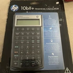Hp 10bii+ Financial Calculator. Fixed Price $19.99.