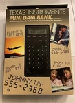 Texas Instruments Mini Data Bank & Calculator.electronic Phone Book For Anywhere. Fixed Price $12.99.
