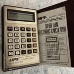 Apf 1920 Vintage Pocket Calculator & Case *needs Battery * No Box. Fixed Price $11.75.