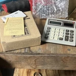 Technico Sl-881 Vintage Solar Calculator With Box And Warranty Card. Fixed Price $22.00.