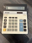 Sears Electronic Calculator Auto Shut Off Vintage Tested Works 5". Fixed Price $13.50.
