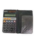 Sharp Elsimate El-480g Solar Powered Calculator In Original Soft Case. Fixed Price $22.95.