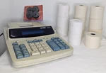 Victor 1240-2 Commercial Printing Calculator + Ribbons & Paper Rolls Working. Fixed Price $29.95.