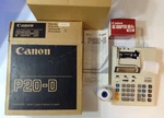 Canon P20-d Electronic Printing Calculator Used As Is W Original Box Works Read. Fixed Price $20.00.