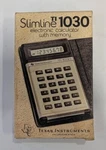 Texas Instruments Slimline Ti 1030 Calculator & Case Manual Vintage New In Box. Fixed Price $17.95.