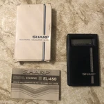 Vintage Sharp El-450 Electronic Small Calculator- With Bix And Manusl. Fixed Price $17.09.