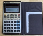 Sharp Business / Financial Calculator El-731 Slr - Vintage W/ Cover Solar. Fixed Price $12.00.