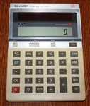 Vintage Sharp Compet Vx-2126a Solar Powered Calculator Easel Works. Fixed Price $16.99.