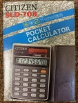 Citizen Sld-708 Pocket Calculator 8 Digit 2 Power. Fixed Price $9.99.