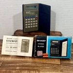 Sharp Elsi Mate El-8157 Electronic Calculator In Original Box W Manuals Works. Fixed Price $22.50.