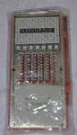 Vintage 1960's Magic Brain Pocket Calculator W/stylus, Made In Hong Kong Nice. Fixed Price $29.95.