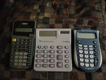 Lot Of 3 Texas Instruments Handheld/desktop Calculators Ti-7300/503sv/30xa-works. Fixed Price $24.99.