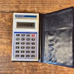 Vintage Sharp Battery Calculator Elsi Mate El-323 With Case And Function Manual. Fixed Price $3.16.