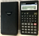 Canon F-502 Scientific Statistical Calculator W/ Cover. Fixed Price $13.00.