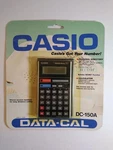 Casio Calculator Dc-150a Data-cal Vintage Personal Directory Japan New On Card. Fixed Price $23.38.
